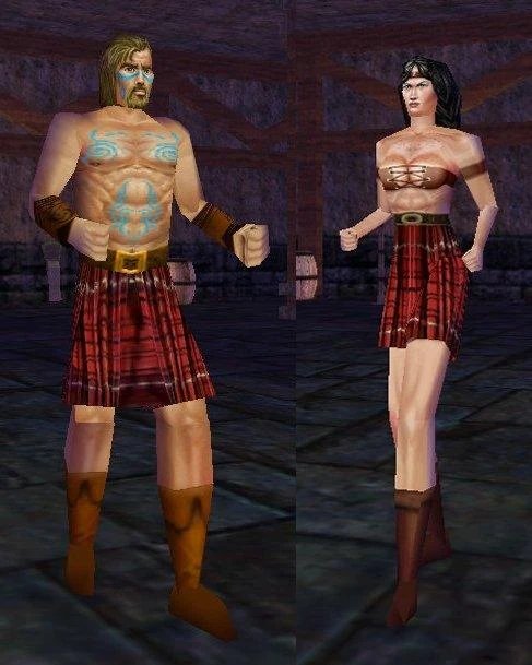 EverQuest barbarian character model