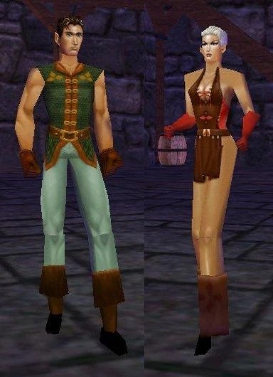 EverQuest half elf character model