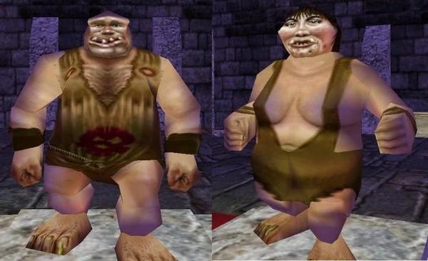 EverQuest ogre character model