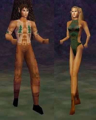 EverQuest wood elf character model